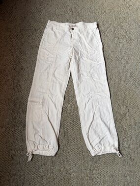 Sincerely Jules Cream Elastic Waist Casual Pants